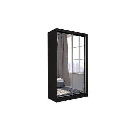 Kvalitní Šatní Skříň Debora 150 cm Černá Furniture