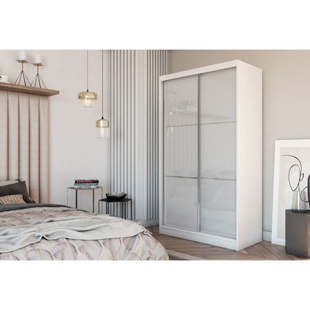 Kvalitní Šatní Skříň Viviana 180 cm Bílá Furniture