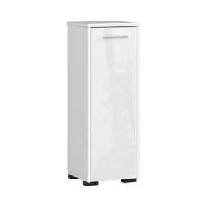 Fürdőszoba szekrény FIN S30 - fehér/fényes fehér Akord