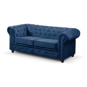 Infinity Chesterfield II kinyitható kanapé Kék BOLIVAR