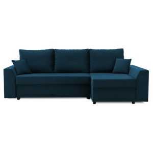 Szétnyitható sarok kanapé PAUL 2 PRO Jobb Kék SG-nábytek