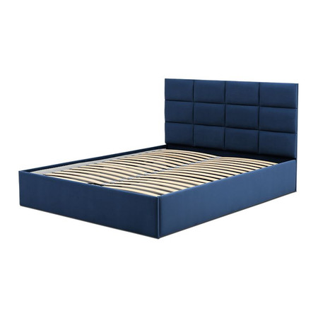 TORES kárpitozott ágy matrac nélkül (160x200 cm) Tenger kék Signal-butor