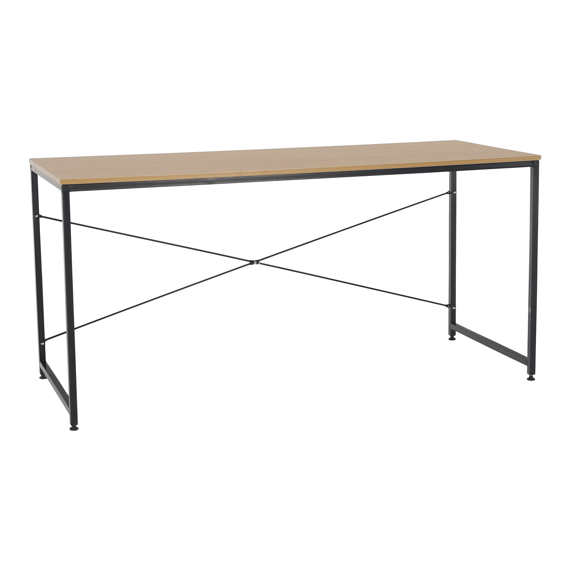 Íróasztal tölgy/fekete