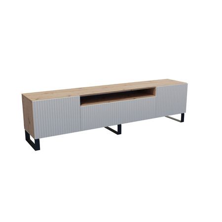 TV asztal RTV Remo 180 cm Fehér / Kézműves tölgy Furniture