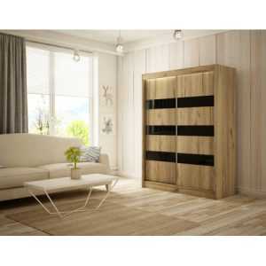 Solit Gardróbszekrény - 200 cm Kézműves tölgy Furniture