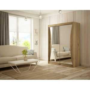 Twin Gardróbszekrény - 150 cm Kézműves tölgy Furniture