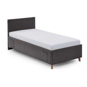 Antracitszürke ágyneműtartós gyerekágy 90x200 cm Cool – Meise Möbel