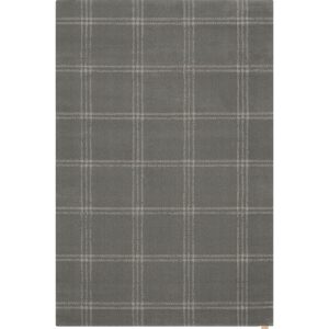 Antracitszürke gyapjú szőnyeg 300x400 cm Calisia M Grid Prime – Agnella