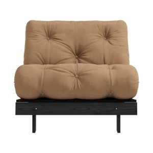 Barna fotel Roots Black Night – Karup Design