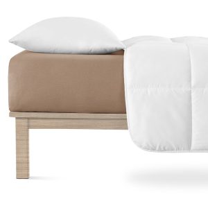 Barna gumis jersey lepedő 140x200 cm Boxspring &ndash; Andrea Simone