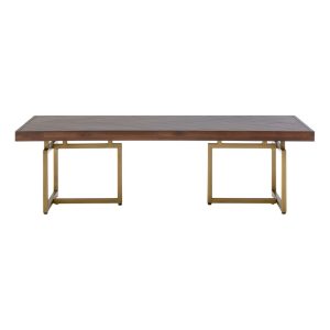 Barna kerek dohányzóasztal 60x120 cm Brando – Premier Housewares