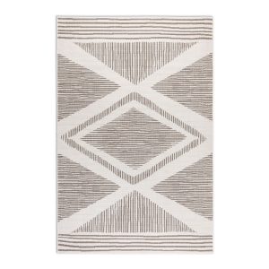 Barna-krémszínű kültéri szőnyeg 120x170 cm Gemini – Elle Decoration