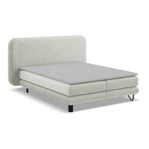 Bézs boxspring ágy 160x200 cm Ilima – Makamii