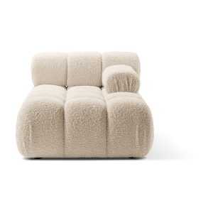 Bézs buklé kanapé modul (jobb oldali) Bellis – Micadoni Home