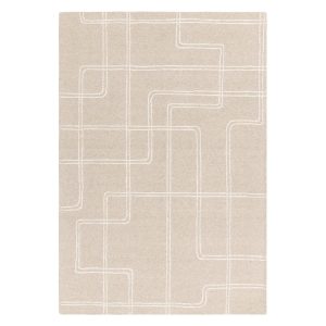 Bézs kézi szövésű gyapjú szőnyeg 160x230 cm Ada – Asiatic Carpets