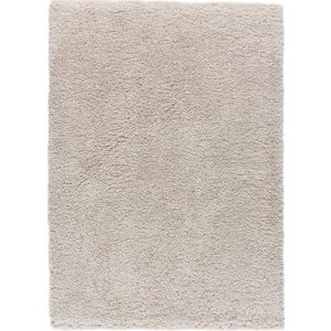 Bézs szőnyeg újrahasznosított szálakból 60x110 cm Shaggy Reciclada – Universal