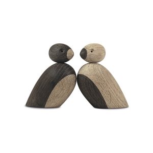 Bojesen Denmark Pair of Sparrows 2 db dekor&aacute;ci&oacute;s figura t&ouml;m&ouml;r t&ouml;lgyf&aacute;b&oacute;l - Kay