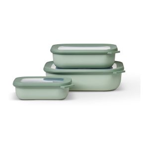 &Eacute;lelmiszertart&oacute; doboz szett 3 db-os Nordic sage &ndash; Mepal