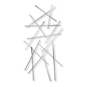 Ezüstszínű fém fali fogas Matches – Spinder Design