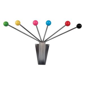 Ez&uuml;stsz&iacute;nű f&eacute;m fali fogas  Neptune  &ndash; PT LIVING