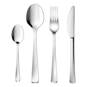 Ez&uuml;stsz&iacute;nű rozsdamentes ac&eacute;l evőeszk&ouml;z k&eacute;szlet 24 db-os Clara &ndash; Tescoma