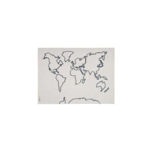 Fali térkép 160x120 cm Canvas Map – Lorena Canals