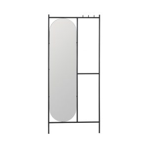 Fali tükör fogassal 70x160