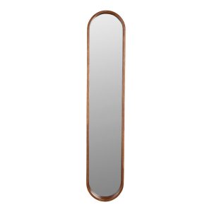 Fali tükör tömörfa kerettel 24x120 cm Nyko – White Label