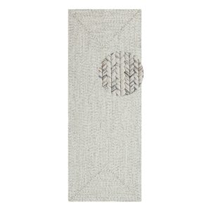 Fehér-bézs kültéri futószőnyeg 200x80 cm - NORTHRUGS