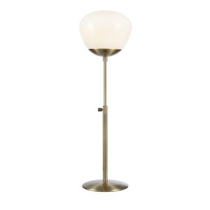 Fehér-bronzszínű asztali lámpa (magasság 60 cm) Rise – Markslöjd