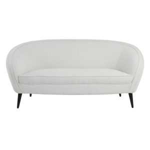 Fehér buklé kanapé 160 cm Almond – Light & Living