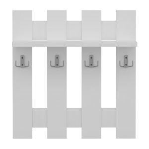 Fehér fali fogas Utica – Kalune Design