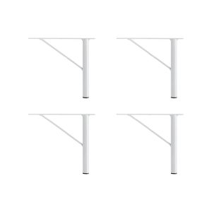 Fehér fém láb készlet szekrényhez 4 db-os Mistral & Edge by Hammel - Hammel Furniture