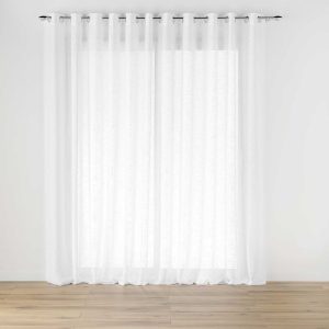 Fehér fényáteresztő függöny 400x240 cm Haltona – douceur d'intérieur