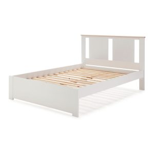 Feh&eacute;r francia&aacute;gy &aacute;gyr&aacute;ccsal 140x190 cm Enara &ndash; Marckeric