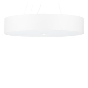 Fehér függőlámpa textil búrával ø 70 cm Herra – Nice Lamps