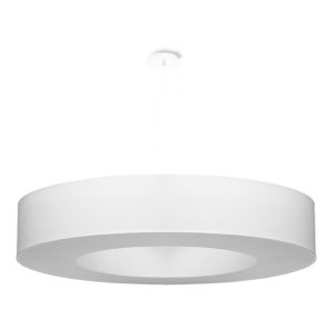 Fehér függőlámpa textil búrával ø 90 cm Galata – Nice Lamps