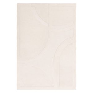 Fehér gyapjú szőnyeg 160x230 cm Olsen – Asiatic Carpets