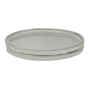 Fehér kő tányér készlet 2 db-os ø 20 cm Sand Grain – Mette Ditmer Denmark