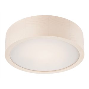 Fehér mennyezeti lámpa üveg búrával ø 27 cm Eveline – LAMKUR