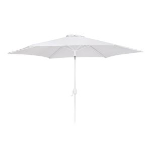 Fehér napernyő ø 300 cm Alba – LDK Garden