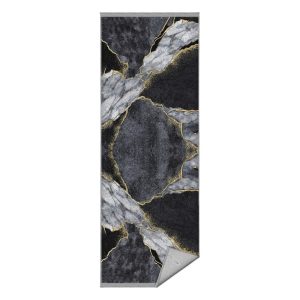Fekete futószőnyeg 80x200 cm – Mila Home
