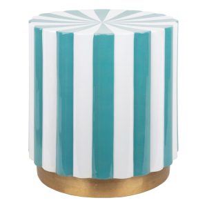 Fém kerek tárolóasztal ø 40 cm Candy Swirl – Leitmotiv