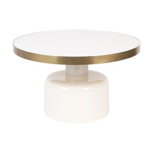 Fém kerek tárolóasztal ø 60 cm Glam – Zuiver