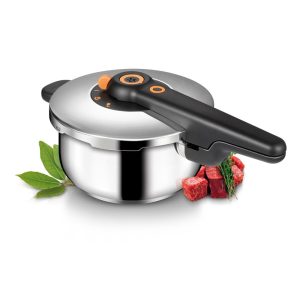 Indukci&oacute;s tűzhelyhez alkalmas rozsdamentes ac&eacute;l kukta 4 l SmartClick &ndash; Tescoma