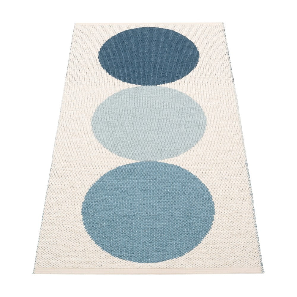 Kék-krémszínű kültéri-beltéri szőnyeg 70x140 cm Otto Sky – Pappelina