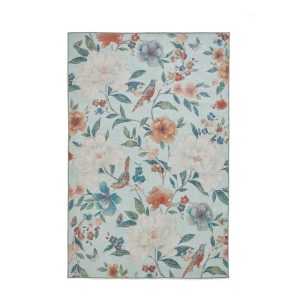 Kék mosható szőnyeg 122x170 cm Pipa Floral – Catherine Lansfield
