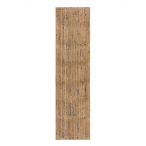 Kék-natúr színű kézi szövésű juta futószőnyeg 60x300 cm Jute Boucle Blue – Flair Rugs