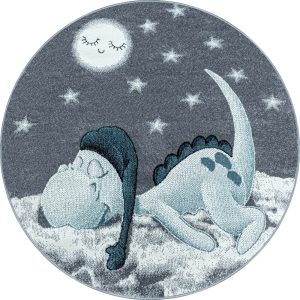 Kék-szürke gyerek szőnyeg ø 160 cm Bambi – Ayyildiz Carpets