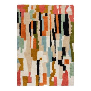 Kézi szövésű gyapjú szőnyeg 160x230 cm Zagora Geo Shaggy – Flair Rugs